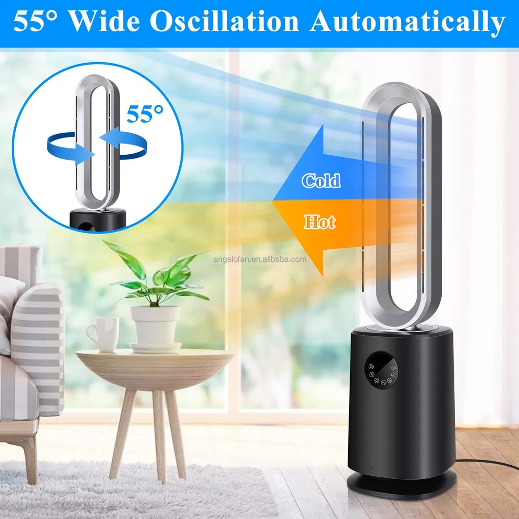 Ultimate Bladeless Tower Fan and Air Purifier Combo