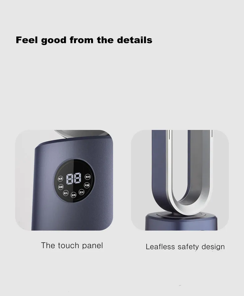 Ultimate Bladeless Tower Fan and Air Purifier Combo