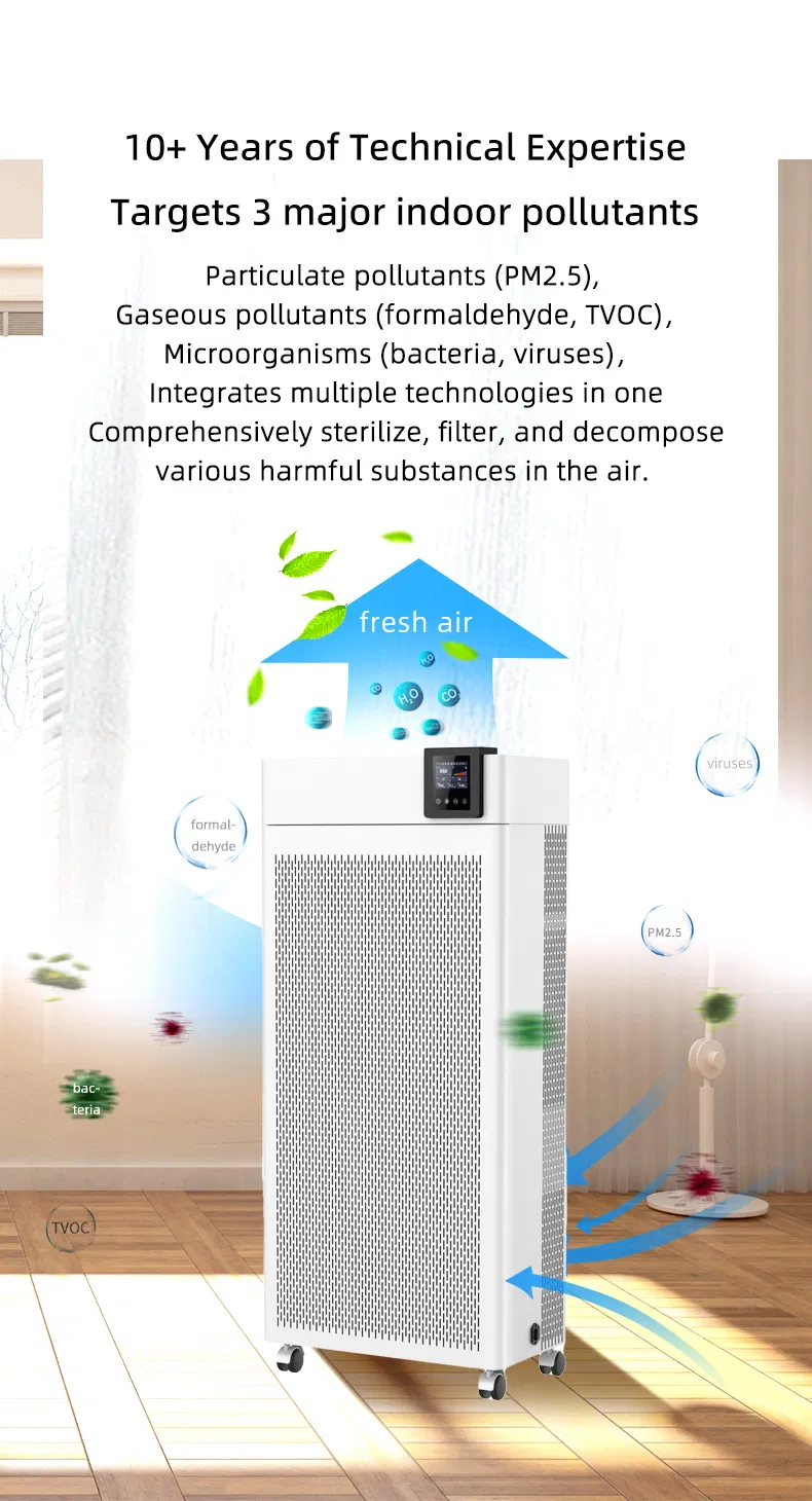 HEPA-Filtered Plasma Disinfector: Kills Bacteria, Supports Coexistence, Suitable for Libraries Kj-04f