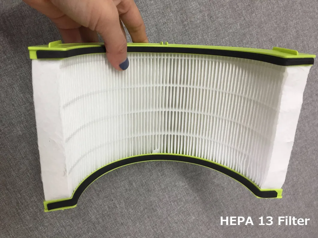 Ultra-Quiet Bladeless Fan with HEPA Filtration for Home