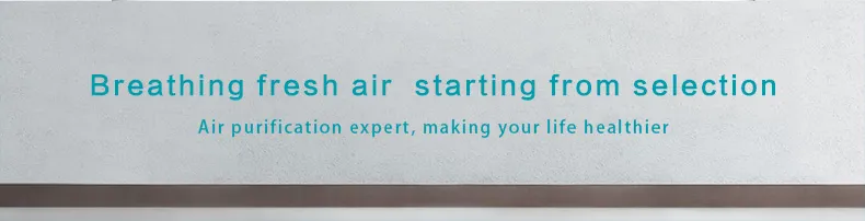 Hot Sale High Cadr UV Air Purifier HEPA Air Clean Filter System Low Noise Air Ionizer Purifier for Home