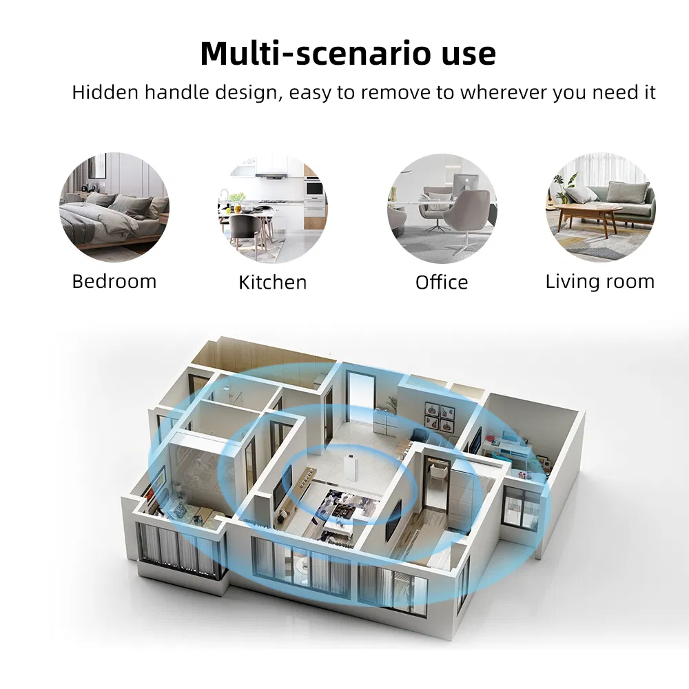 Hospitals Trusted with UV Sterilizer Lamps Ozone and Negative Ion HEPA Air Purification System for Home