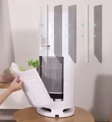 Home Air Conditioner HEPA Filter Purifying UVC Commercial Air Purifier