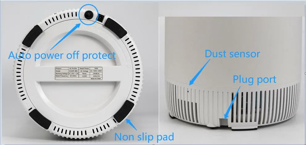 Wholesale Price High Quality Cadr320 HEPA Filter Ionic Air Purifier