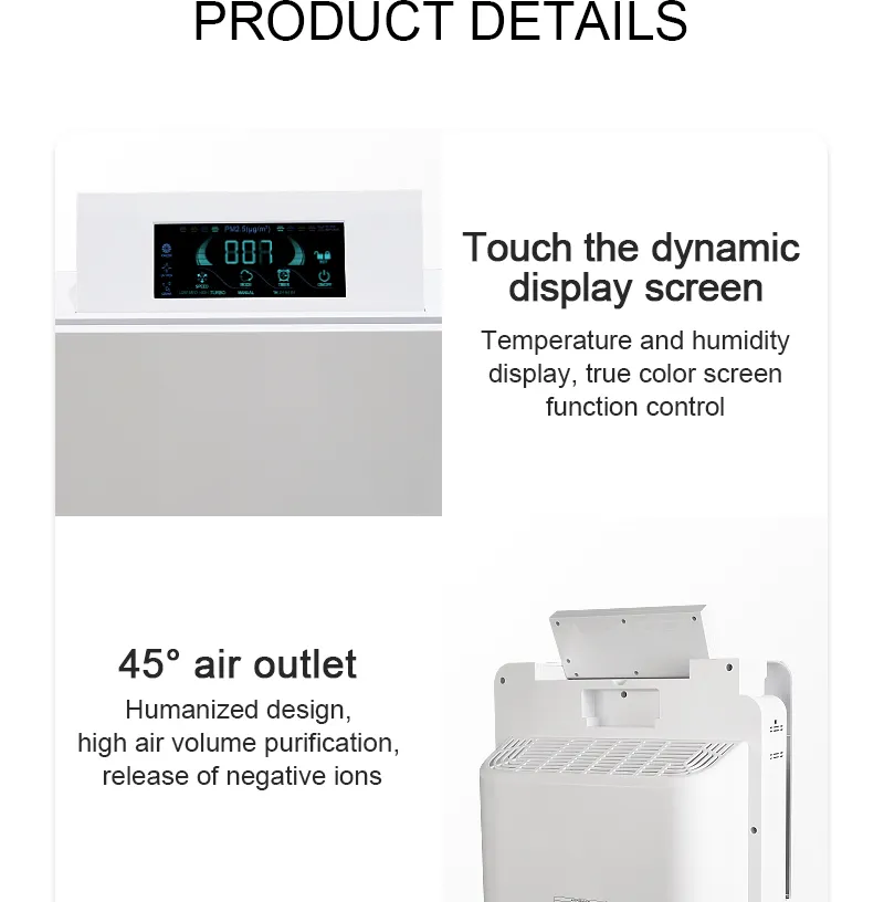 High-Efficient Ozone Air Purifier with HEPA Filter