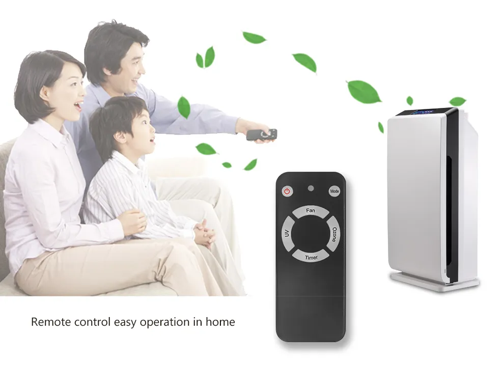 Remove Dust Pm2.5 Formaldehyde UV Sterilizer Air Purifier Air Cleaner