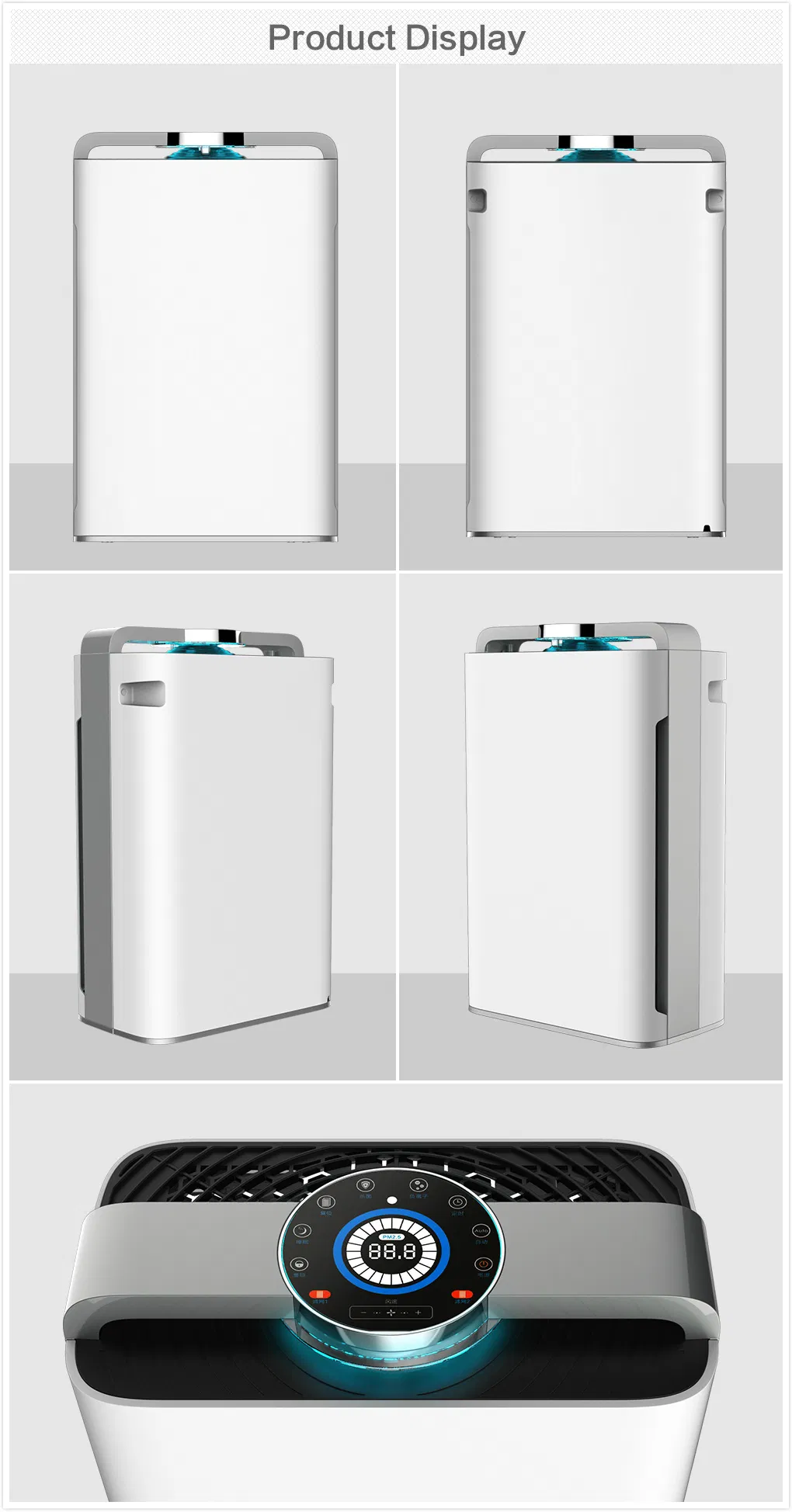 Air Freshener Machine Pm2.5 Air Purifier for Living Room Olansi