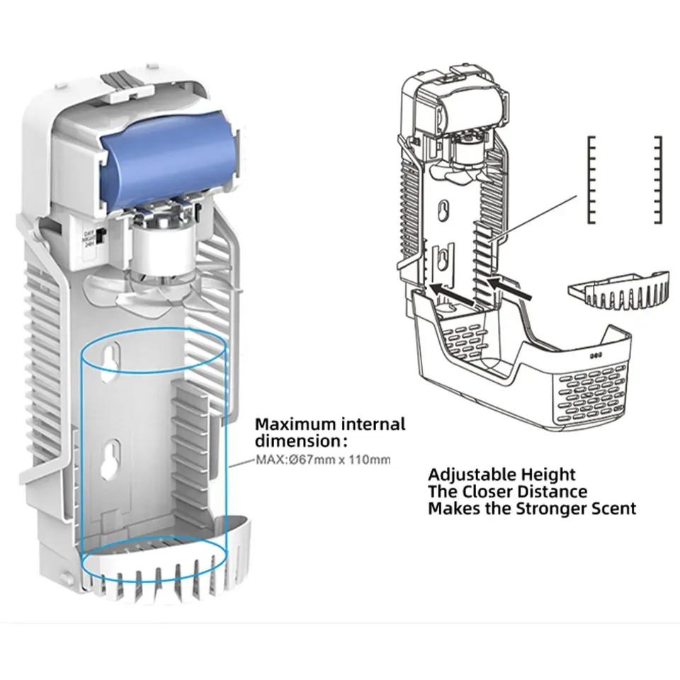 New Design Wall-Mounted Fan Air Freshener Dispenser