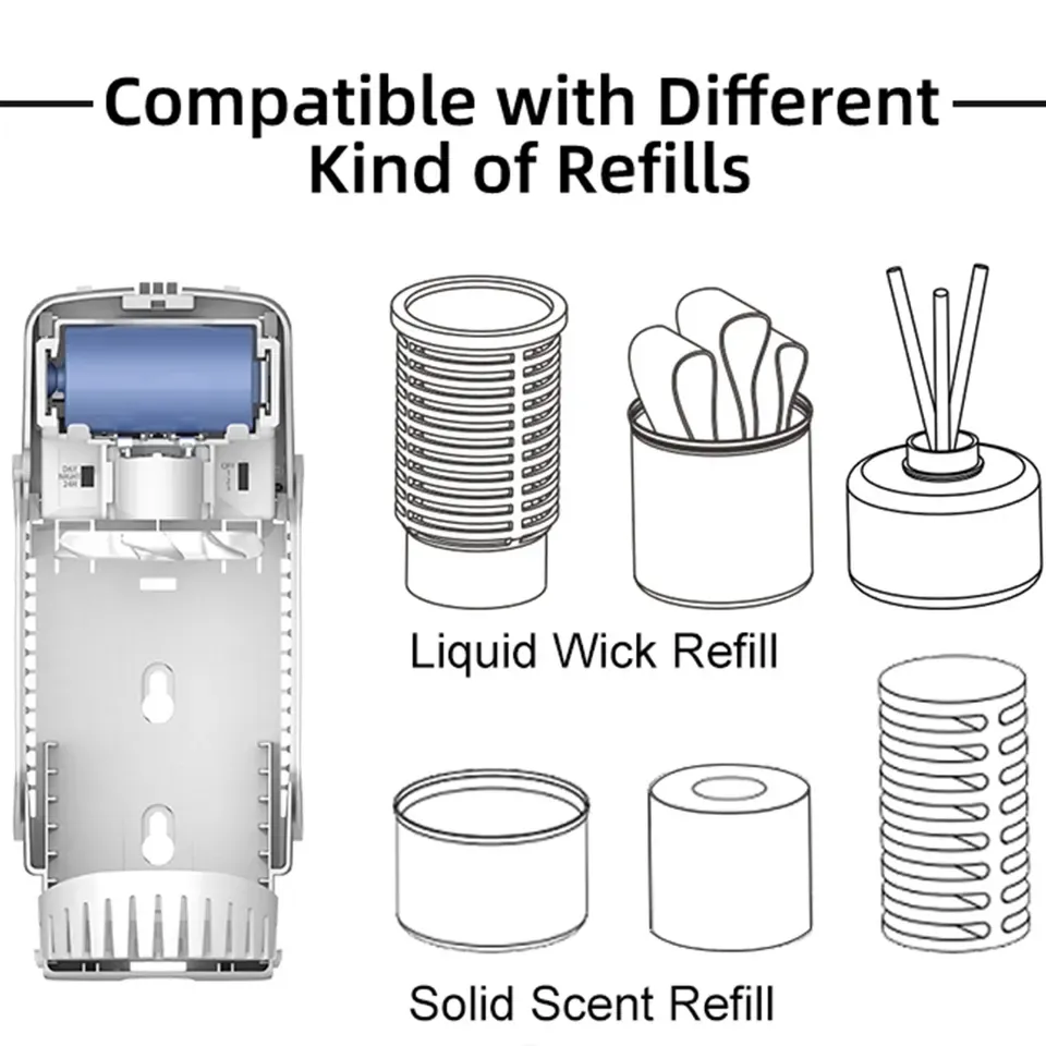 New Design Wall-Mounted Fan Air Freshener Dispenser