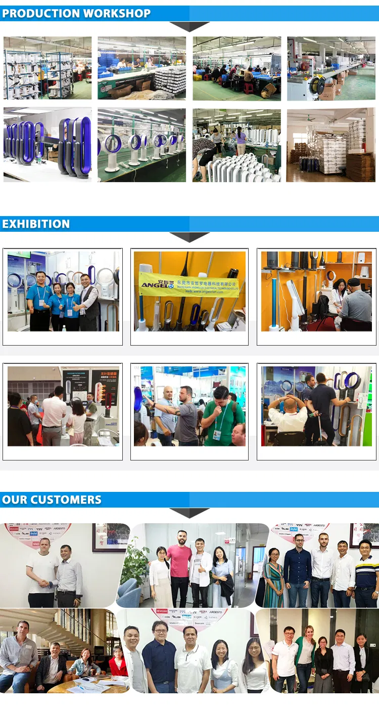 34-Inch Bladeless Fan with HEPA Air Purifier for Home