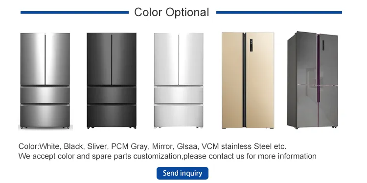 492L Four Door Digital Temperature Control Frost Free Multi Door French Door Refrigerator