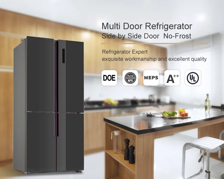 492L Four Door Digital Temperature Control Frost Free Multi Door French Door Refrigerator