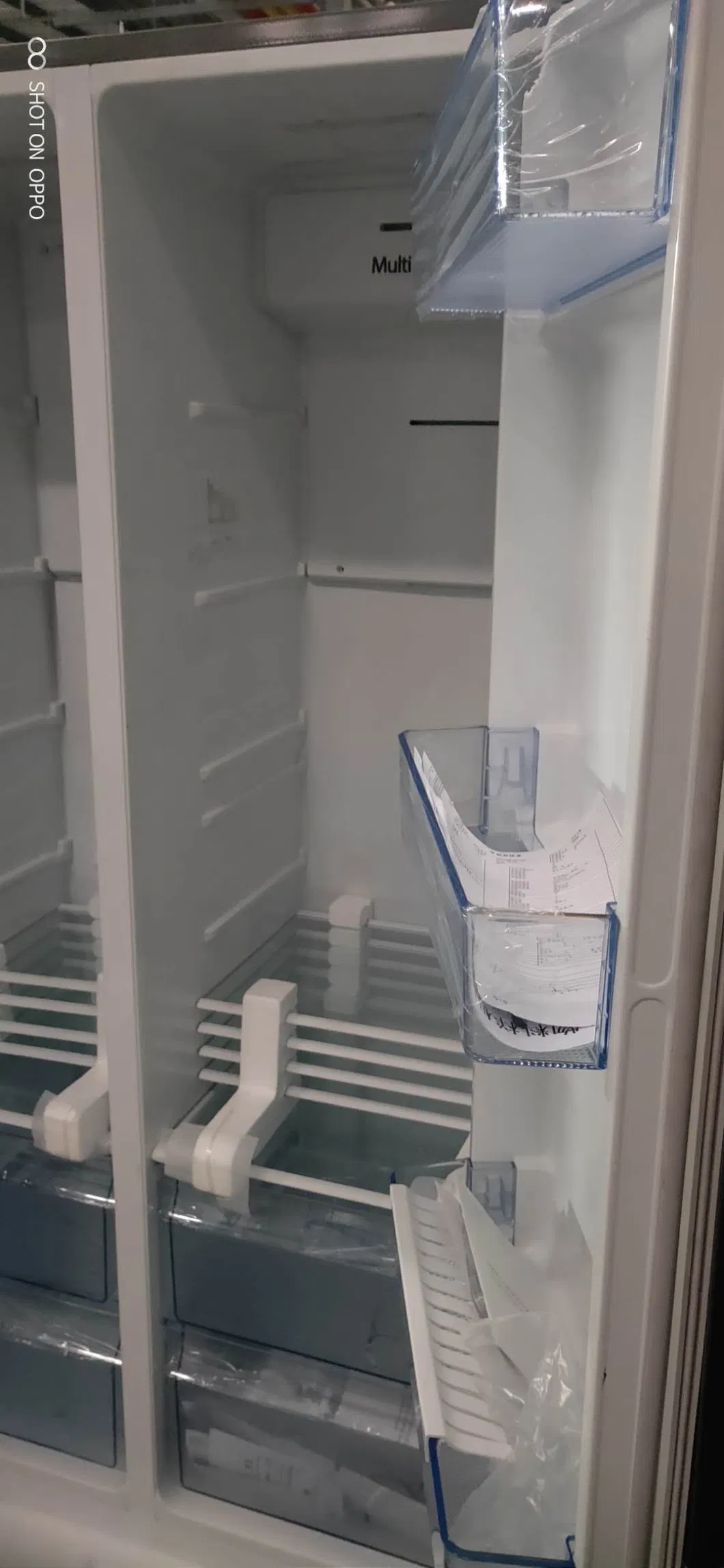 115V Low Energy Consumption Double Sided French Door Refrigerator