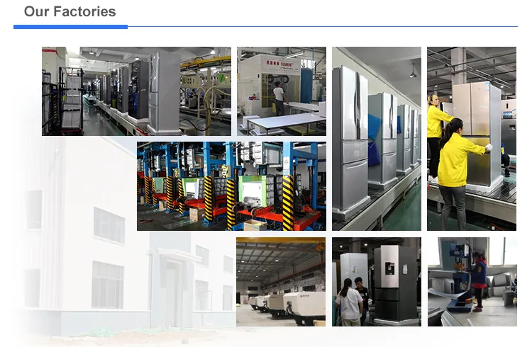 525L Refrigerator Manufacturer Home Use No Frost French Door Refrigerator with Ice Maker