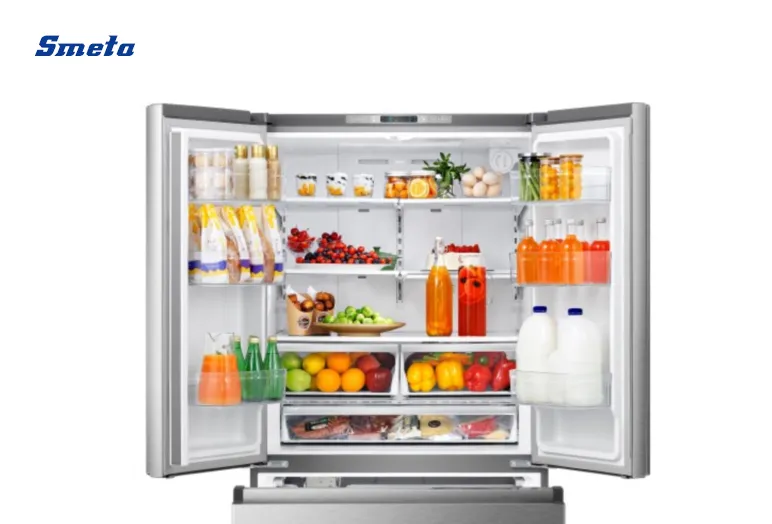 516L Ice Maker Water Dispenser French Door Electronic Refrigerator