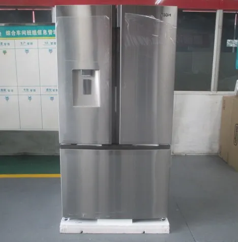 No Frost Three Doors French Door Type Refrigerator with Water Dispenser