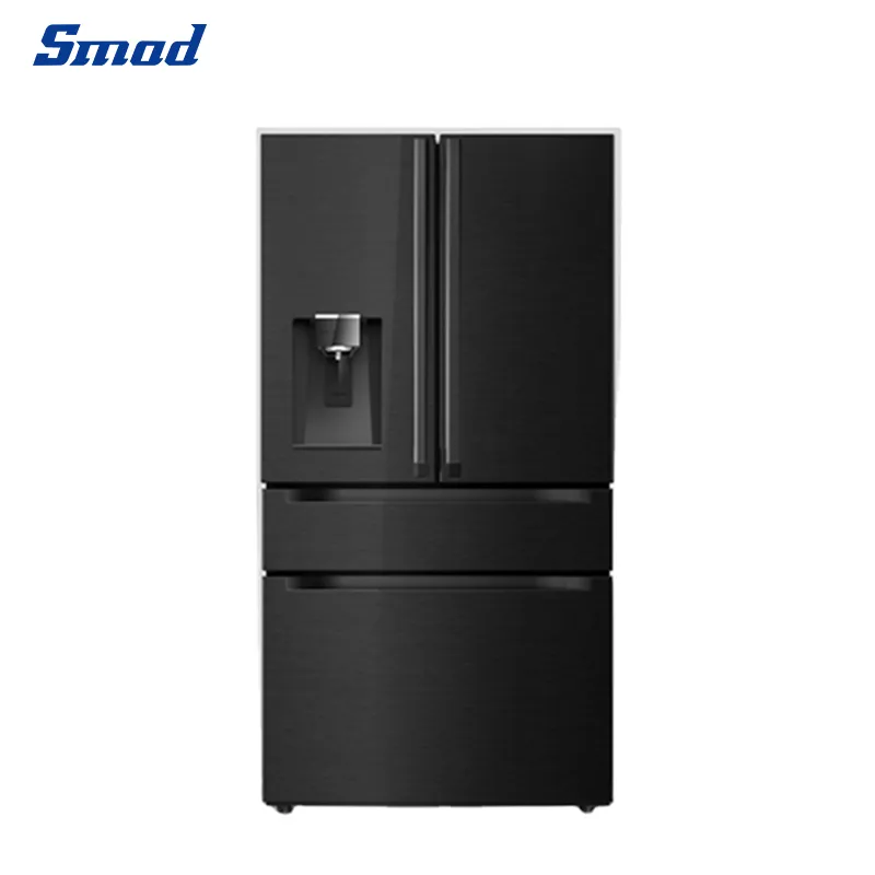 Inverter French Door Stainless Steel Inner Water Filter Refrigerator with Ice Maker