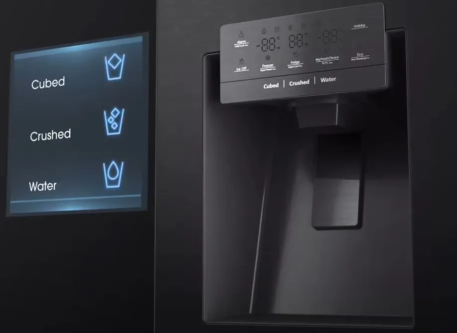 Smad OEM Metal Cooling Electronic French Door Inverter Refrigerator for Home