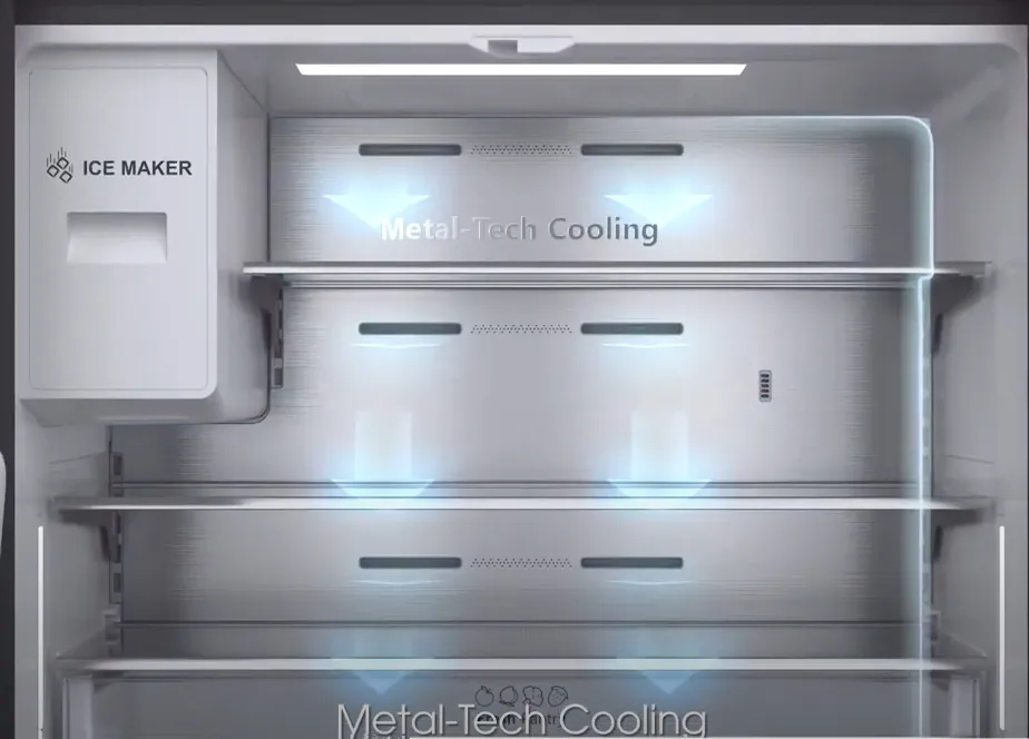 Smad OEM Metal Cooling Electronic French Door Inverter Refrigerator for Home