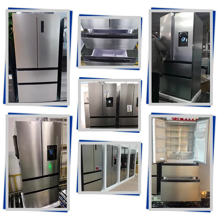 558L Eco-Friendly Home Use Low Noise Frost Free French Door Kitchen Refrigerator