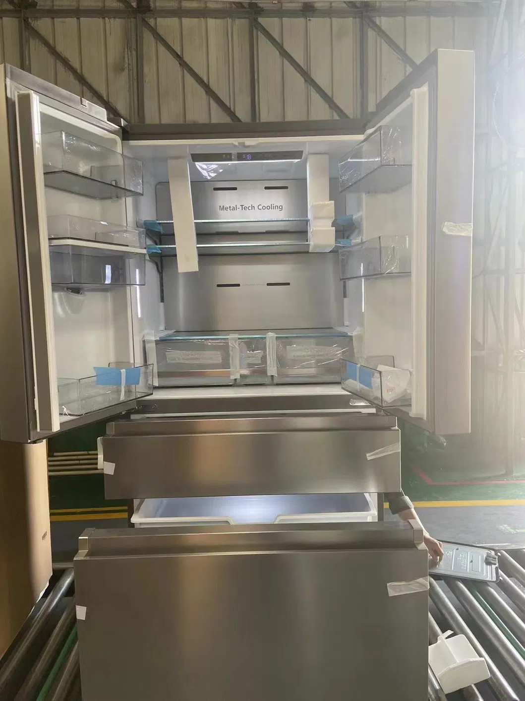 Touch Screen French Door Cooling Chiller Fridge Refrigerator