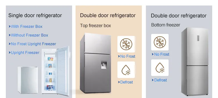 525L Home Kitchen Appliance 110V 60Hz Frost Free French Door Refrigerator