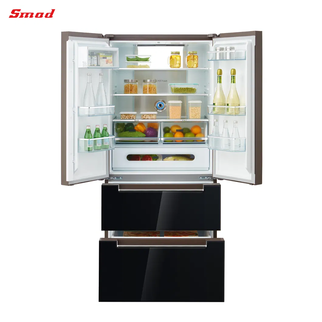 French Door Refrigerators Black Side by Side Refrigerator