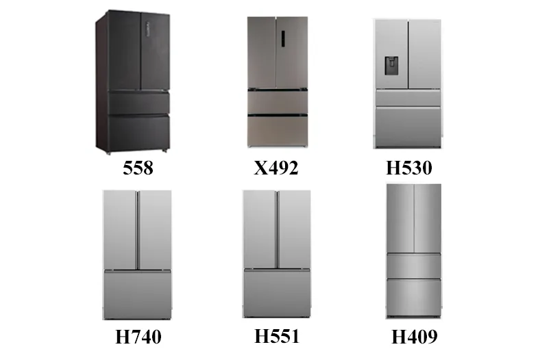 525L High Quality Power Saving Dawlance Double French Door Refrigerator