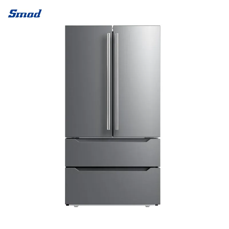 Smad Refrigerators &amp; Freezer No Frost French Door Fridge Refrigerator
