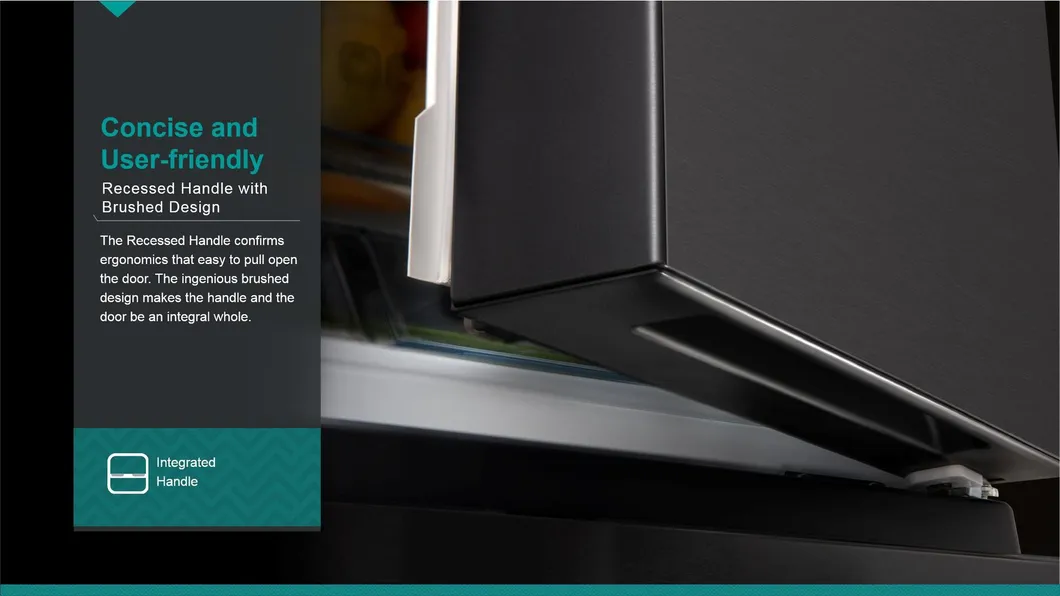 Home French Door Fridge Freezer Refrigerator with Water Dispenser