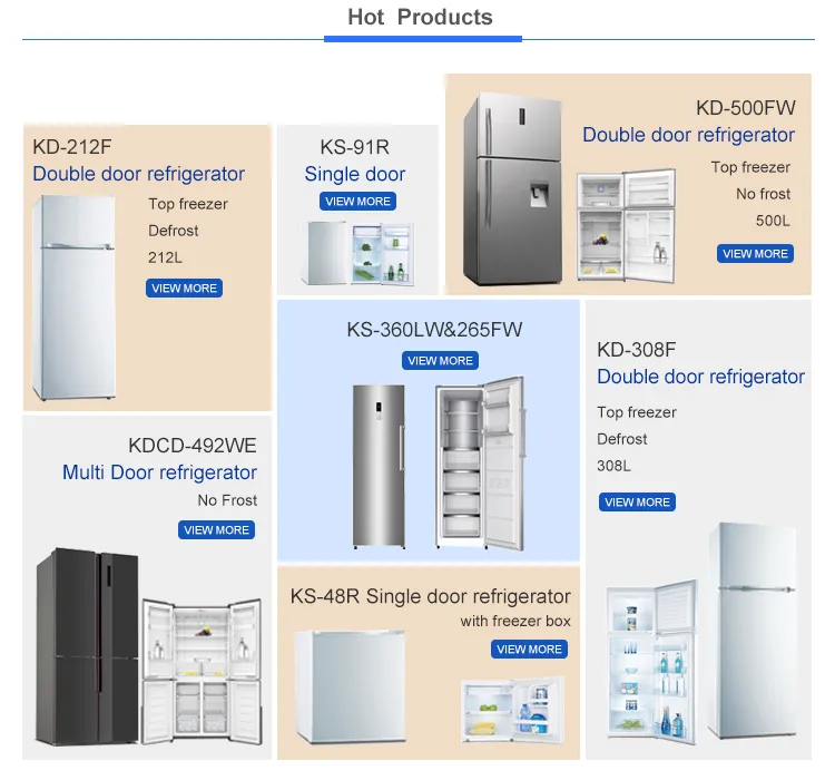 525L OEM No Frost Electronic French Door Refrigerator with Water Dispenser