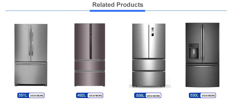 525L Home Appliance Large Capacity No Frost French Door Luxury Refrigerator