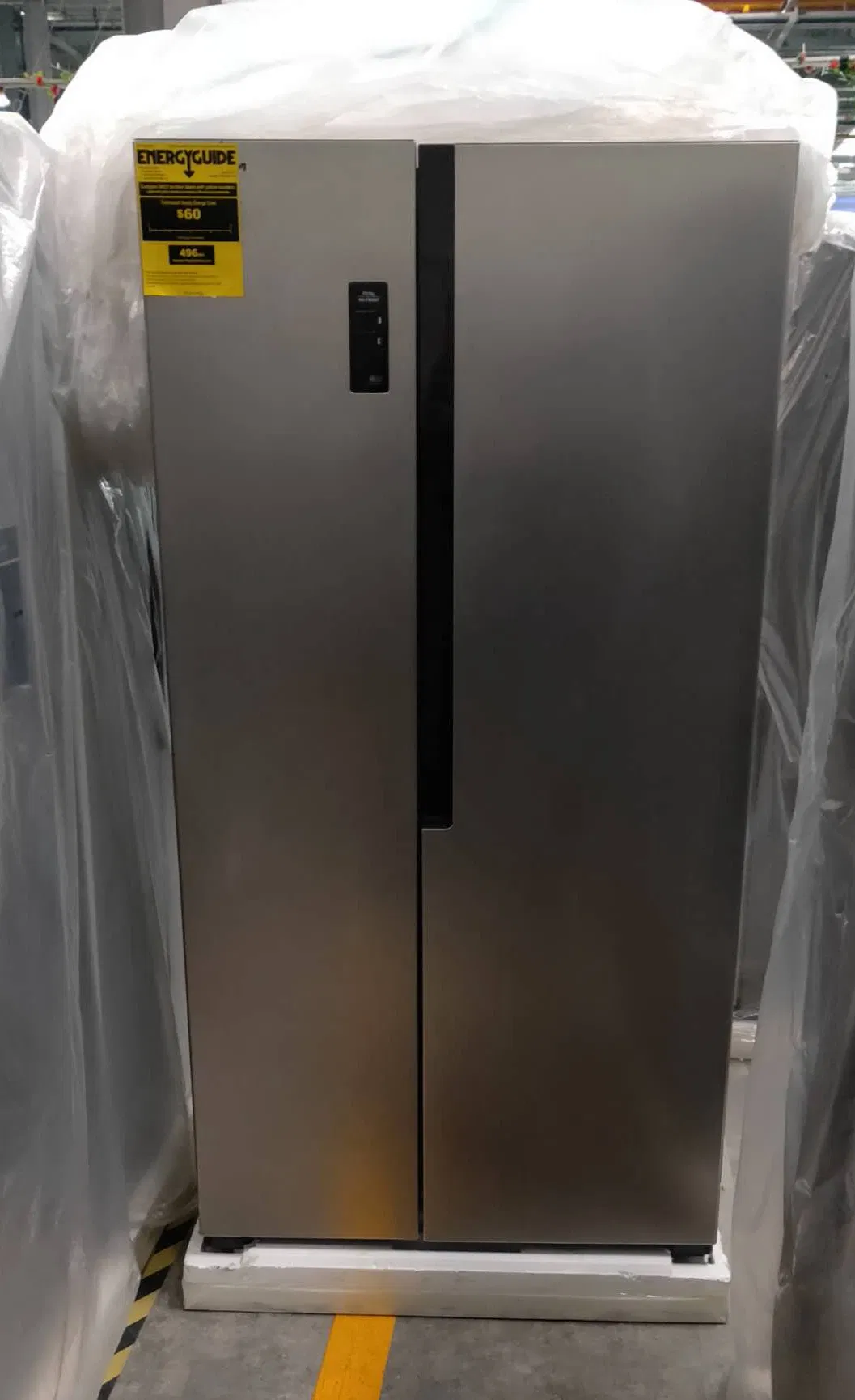 Smeta OEM No Frost Inverter Stainless Steel French Door Refrigerator with 4 Doors