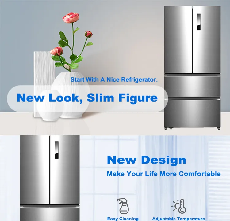 740L 26cu. FT Popular Three French Door Freezer Inverter Fridge Refrigerator