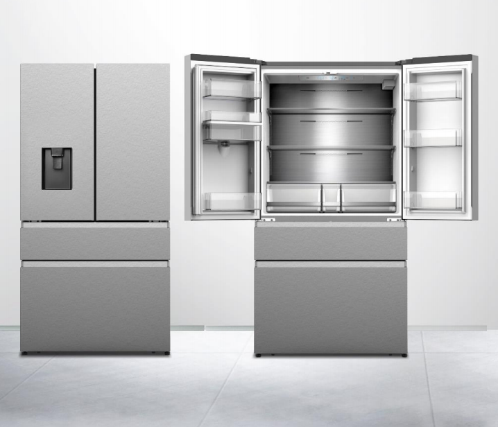 551L Low Noise R134A Gas French Door Room Fridge Refrigerator