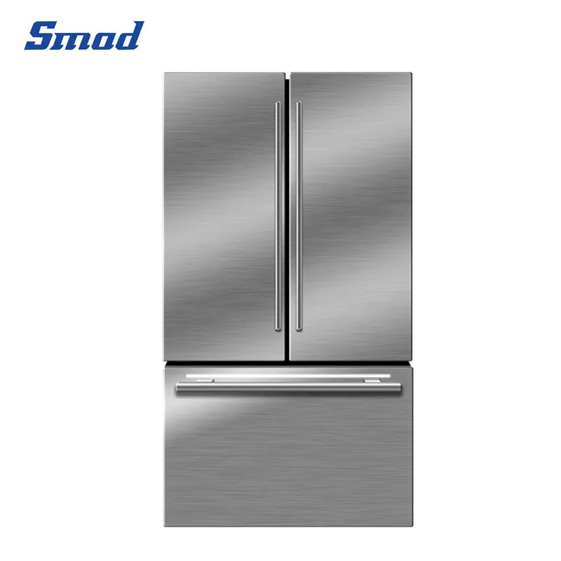 Electronic Automatic Frost Free Fridge Side by Side French Door Refrigerator