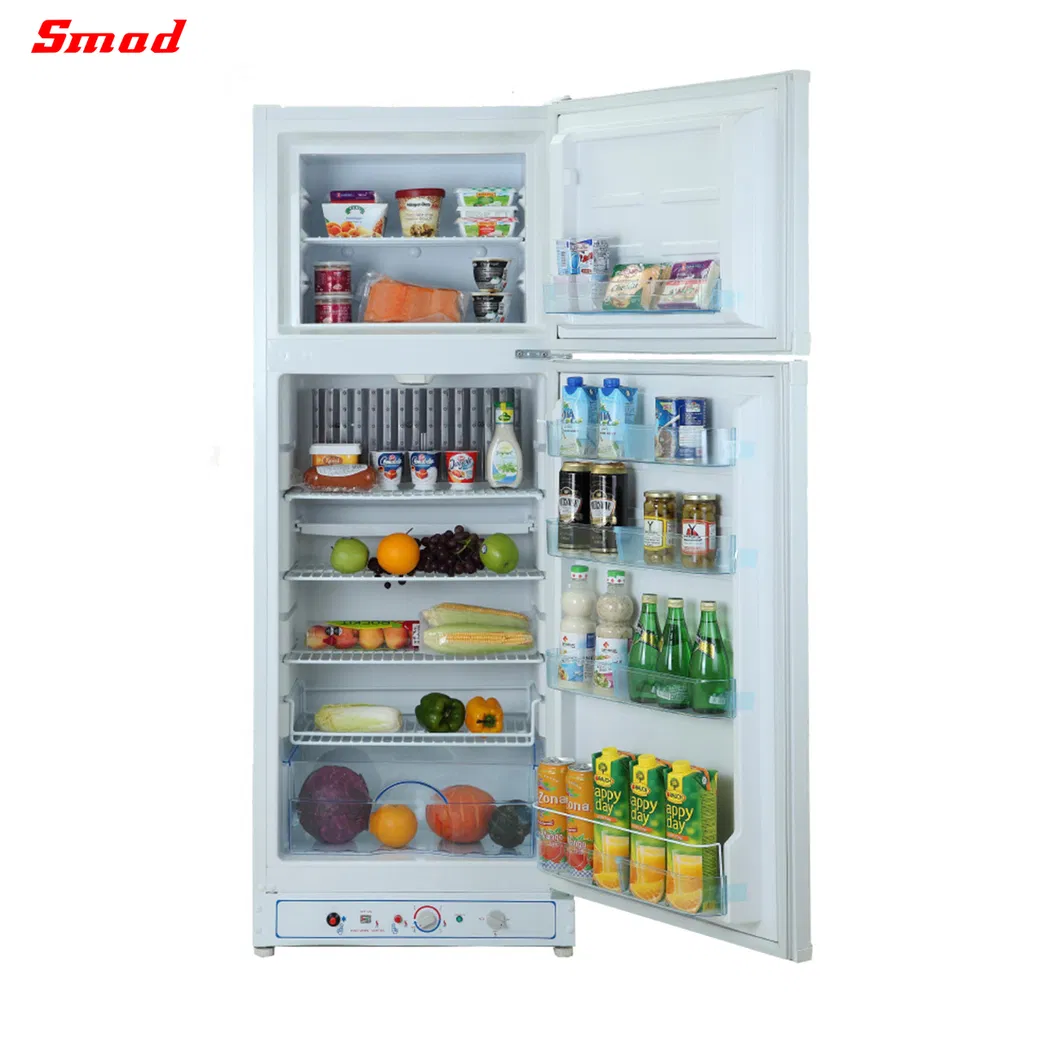 LPG/Kerosene and 220V 2 Way Double Door Propane Gas Refrigerator