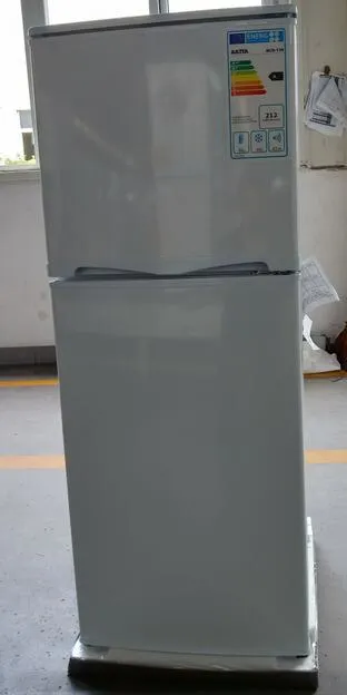 138L Double Door Refrigerator Double Door Fridge Fridge and Freezer Top Freezer Bottom Fridge Compact Bcd-138