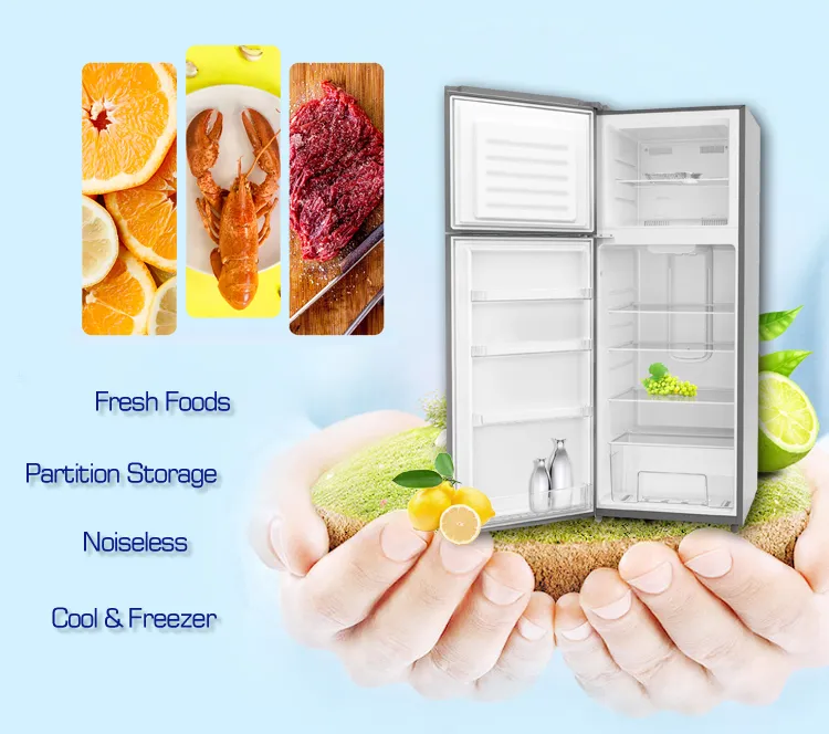 2025 Haiser No Frost Inverter Double Door Refrigerators Fridge