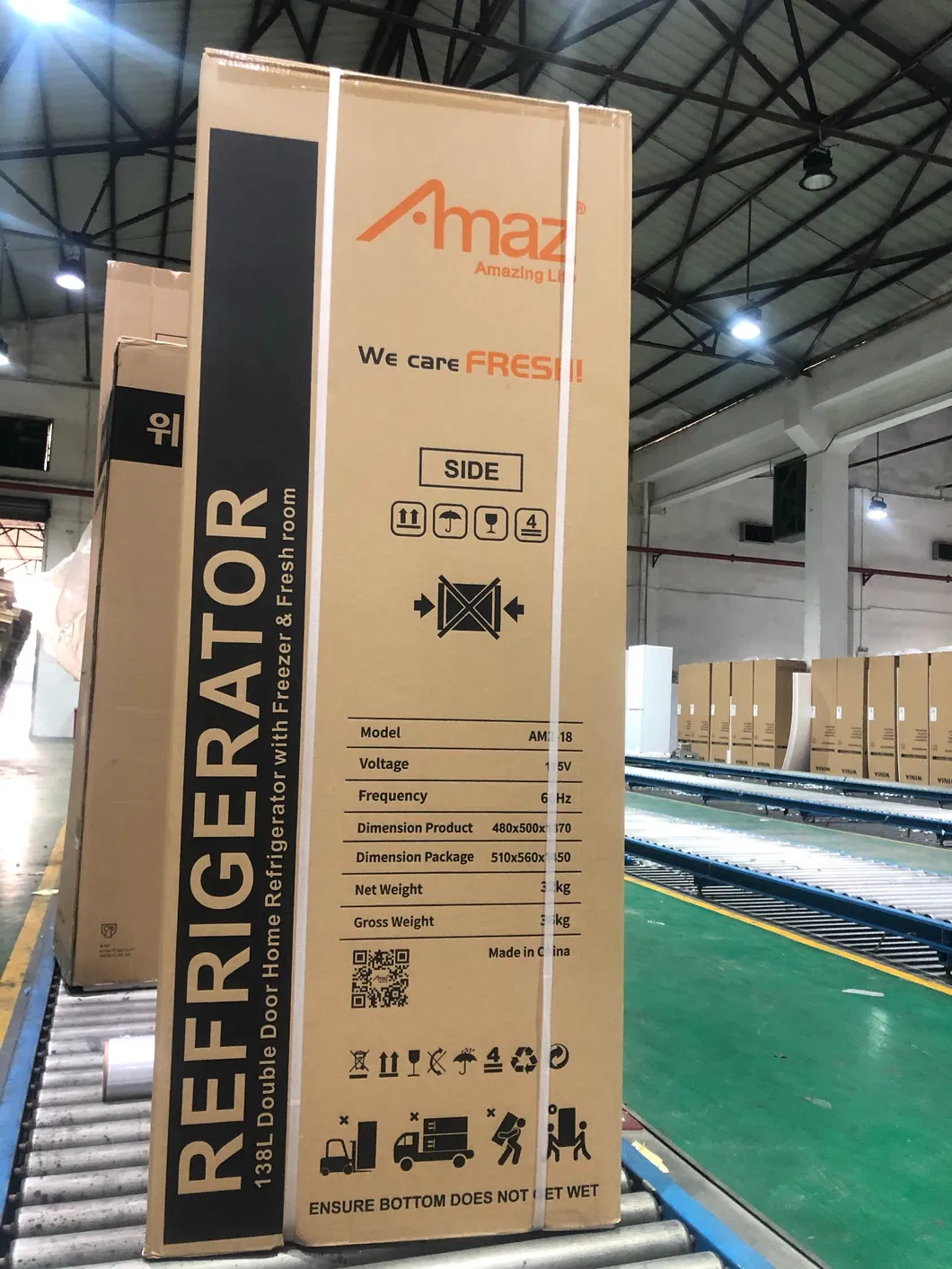 Hot-Sale Home Use 138L Double Door Refrigerator