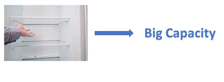 Bcd-498W Double Door Refrigerator Two Door Fridge New Design High Quality Factory Price Low Energy Consumption