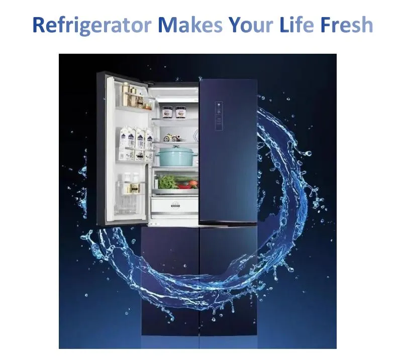 Bcd-498W Double Door Refrigerator Two Door Fridge New Design High Quality Factory Price Low Energy Consumption