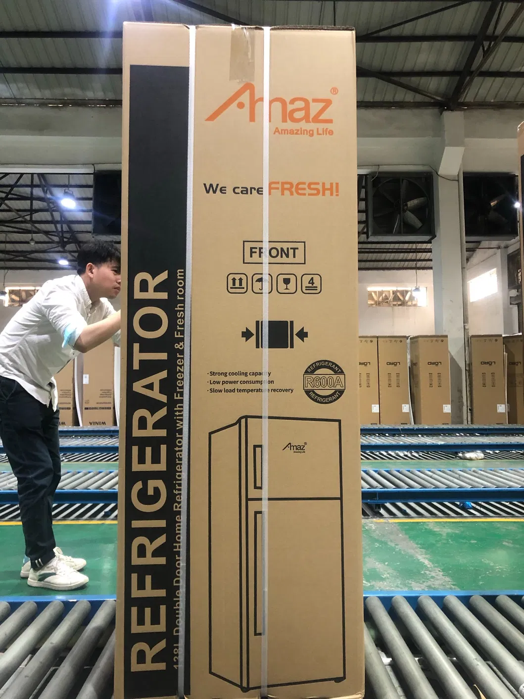 Wholesaler Top Freezer Bottom Fridge Double Door Home Refrigerator