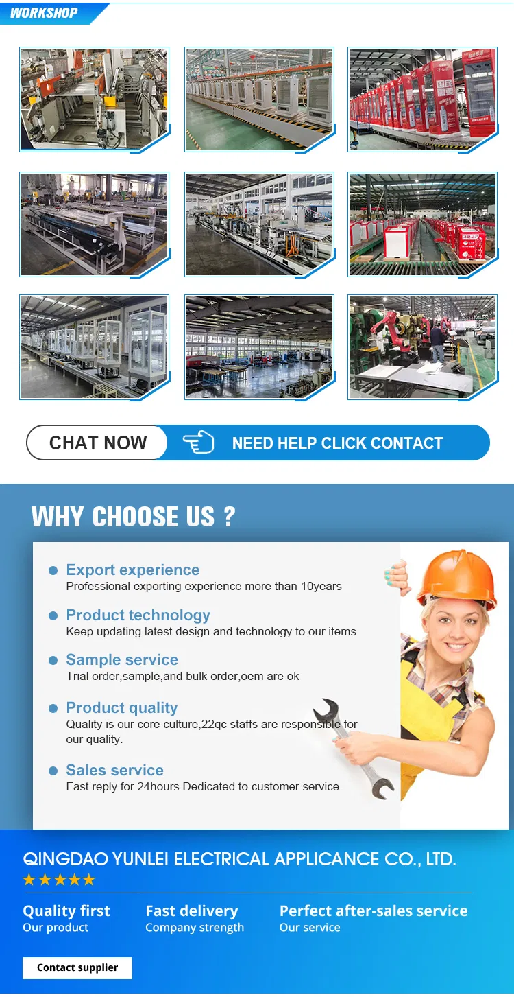 Yunlei Factory Supply Customizable Double Door Household Mini Refrigerator