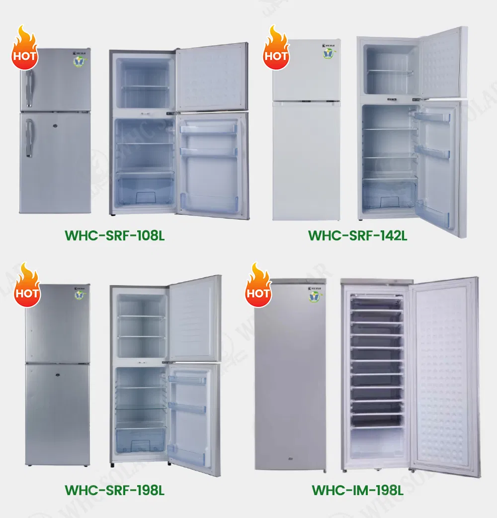 Whc Hot Selling Double Door Top Freezer Home Use Top-Freezer Refrigerator