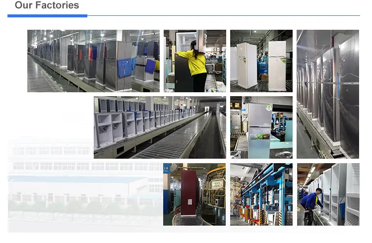 260L Factory Price Kitchen Household Double Door Refrigerator