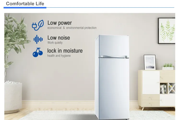 260L Factory Price Kitchen Household Double Door Refrigerator