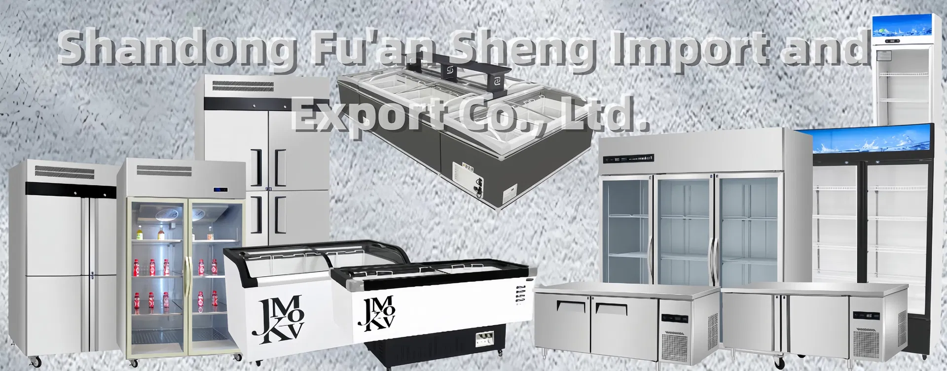 Double Door Upright with Rose Gold Handle Beverage Refrigerator