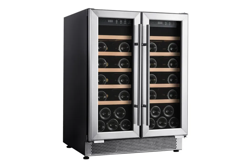 Factory Direct 120L Double Doors Wine Refrigerator with CE
