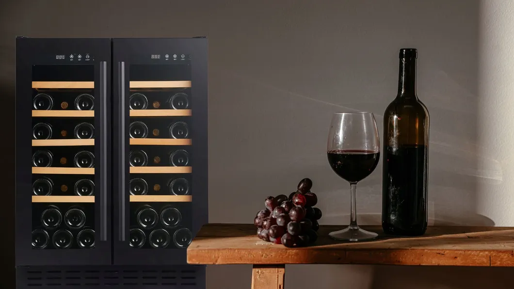 Factory Direct 120L Double Doors Wine Refrigerator with CE